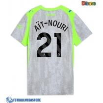 Fotballdrakt Dame Manchester City Rayan Ait-Nouri #21 Tredjedrakt 2025-26 Kortermet